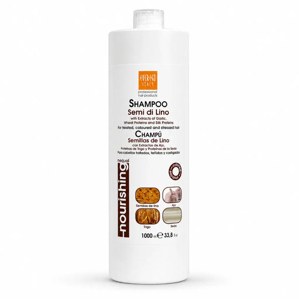 Champú de Semillas de Lino – Nutrición y Luminosidad Profesional | 1000 ml