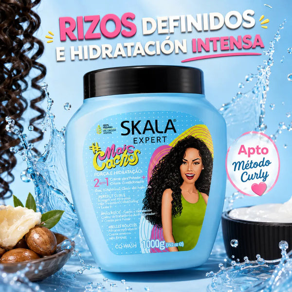 SKALA – Acondicionador Hidratante para Cabello Rizado y Crespo 1000ml