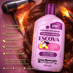 Gota Dourada – Acondicionador Fortalecedor con Arginina y Coco para Cabello con Calor 430ml