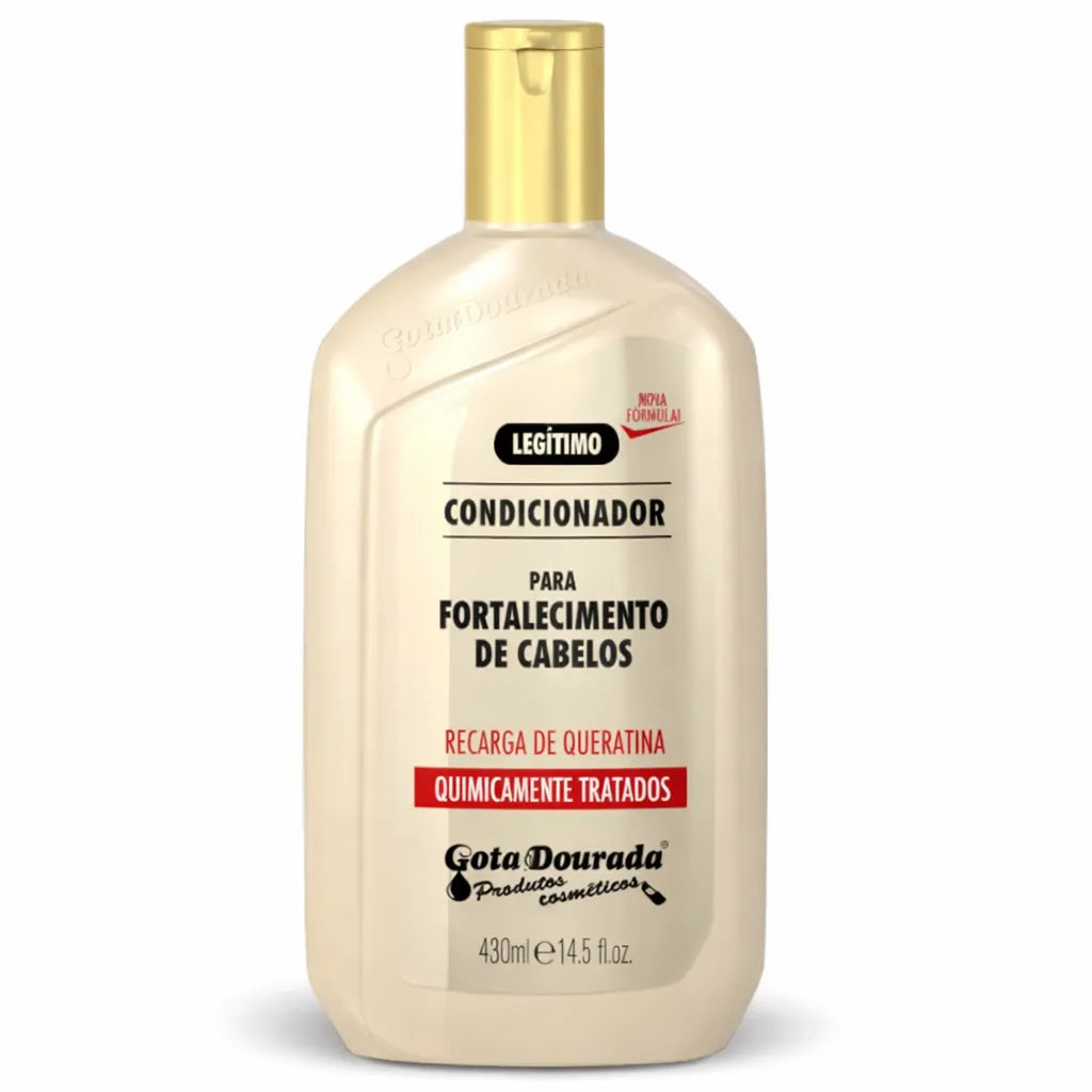 Gota Dourada – Acondicionador Recarga de Queratina para Cabello Tratado Químicamente 430ml