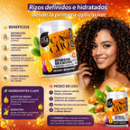 Gota Dourada – Activador de Rizos con Aceite de Argán y Queratina para Cabello Rizado 1kg