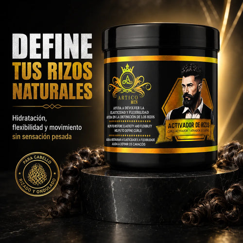 Artico Men – Activador de Rizos para Cabello Rizado y Ondulado 500ml