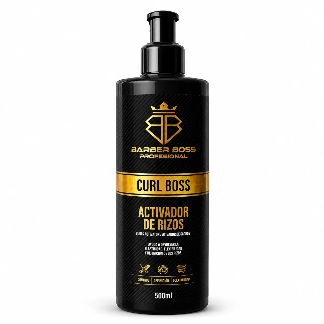 Barber Boss – Activador de rizos para cabello rizado y ondulado 500 ml