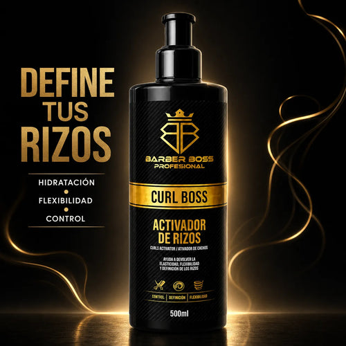 Barber Boss – Activador de rizos para cabello rizado y ondulado 500 ml
