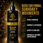 Barber Boss – Activador de rizos para cabello rizado y ondulado 500 ml