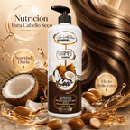 Beshyne – Champú Nutritivo con Coco y Aceite de Argán para Cabello Seco 1L