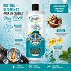 Be'Shyne – Champú Crece Pelo con Biotina y Pantenol para Cabello Frágil 1000ml