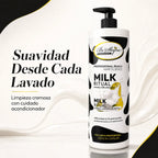 Be'Shyne – Champú acondicionador para cabello suave Milk Ritual 1000 ml