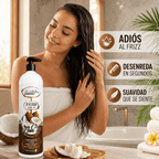 Beshyne – Acondicionador Sin Enjuague de Coco para Control del Volumen 500ml