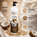 Beshyne – Acondicionador Sin Enjuague de Coco para Control del Volumen 500ml