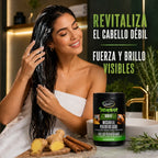 Be’Shyne – Mascarilla Capilar Fortalecedora con Romero, Canela y Jengibre para Cabello con Tendencia a la Caída