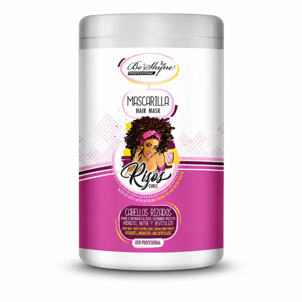 Be´Shyne – Mascarilla Capilar para Cabello Rizado con Keratina y Pro Vitamina B5 1kg