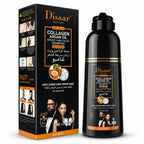 DISAAR – Champú Color Negro cubre Canas con Colágeno y Aceite de Argán 400ml