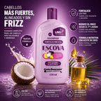 Gota Dourada – Champú Fortalecimiento con Arginina y Coco para Protección Térmica 430ml