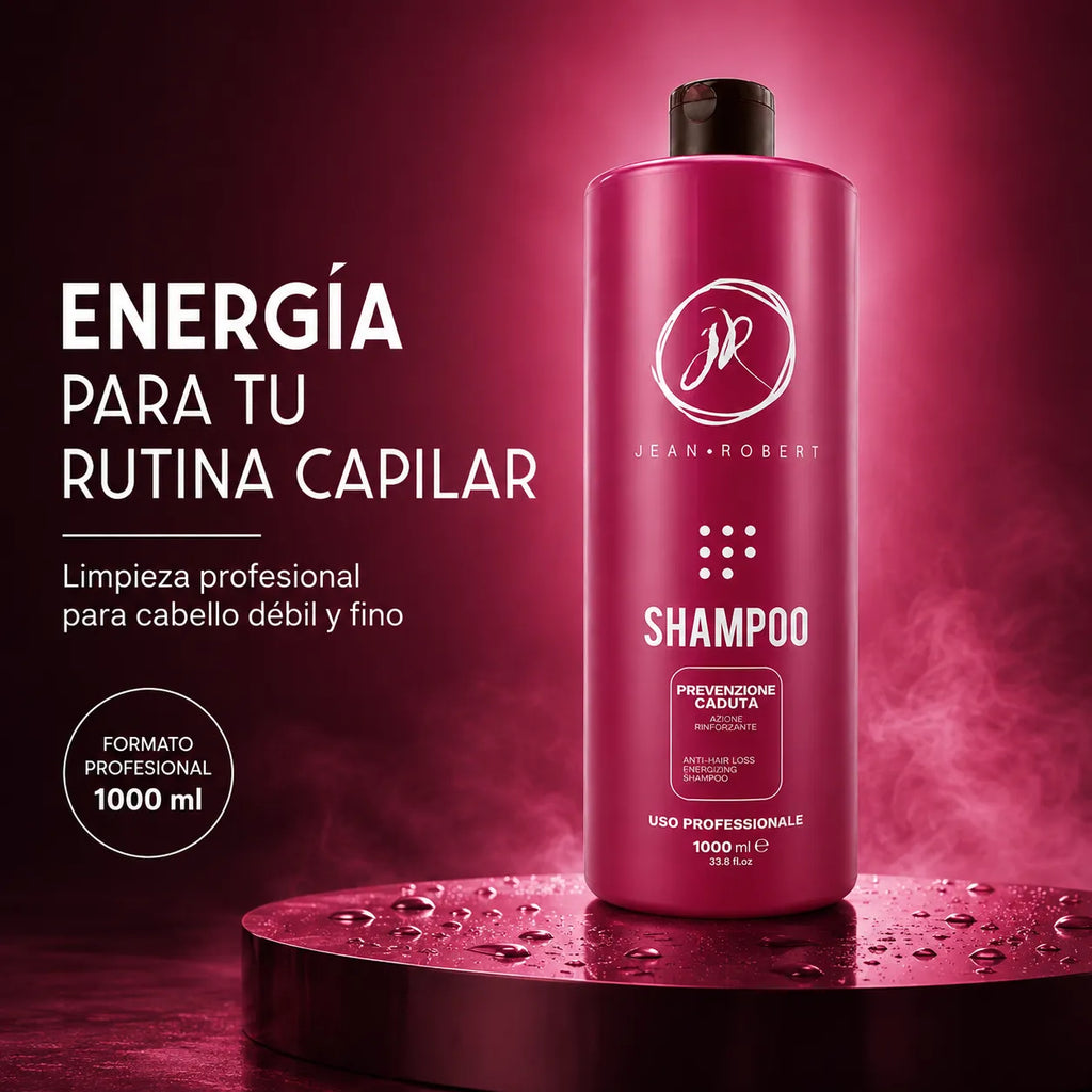 Jean Robert – Champú anticaída fortalecedor para cabello débil y fino 1000 ml