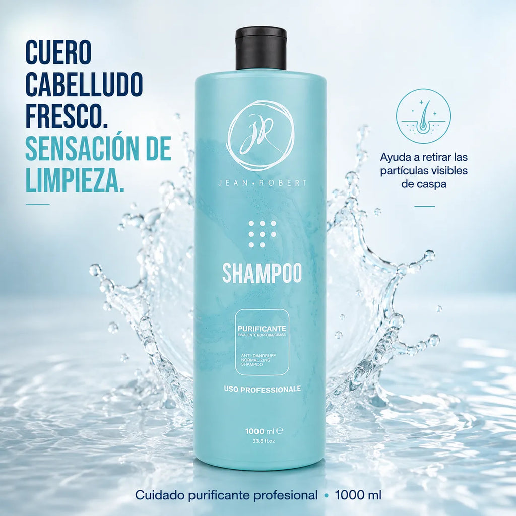 Jean Robert – Champú anticaspa dermopurificante 1000 ml