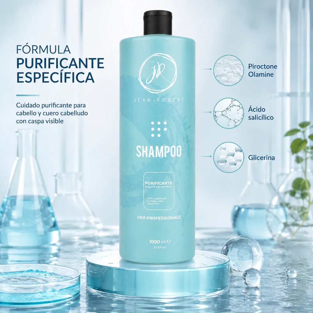 Jean Robert – Champú anticaspa dermopurificante 1000 ml