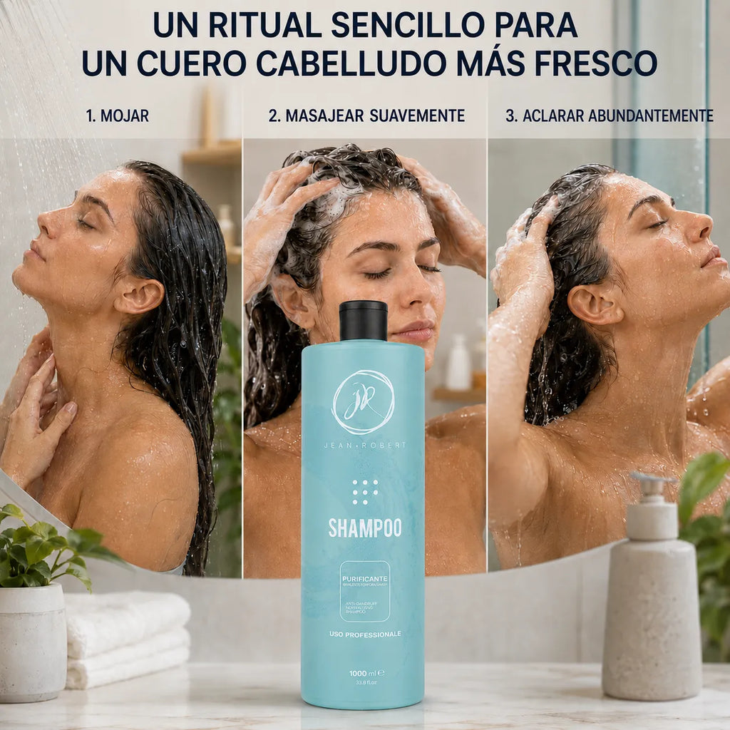 Jean Robert – Champú anticaspa dermopurificante 1000 ml