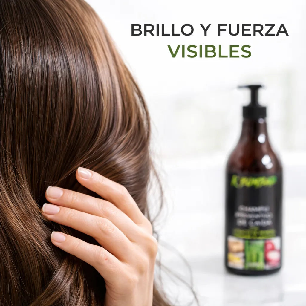 Bombar – Champú Anticaída con Romero, Cebolla y Jengibre para Fortalecer el Cabello 1000ml
