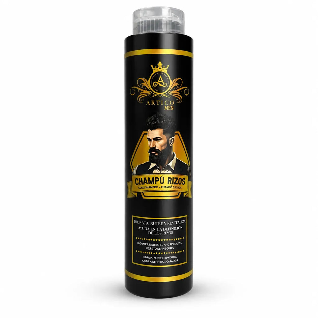 Ártico Men® – Champú para Cabello Rizado y Ondulado 400 ml