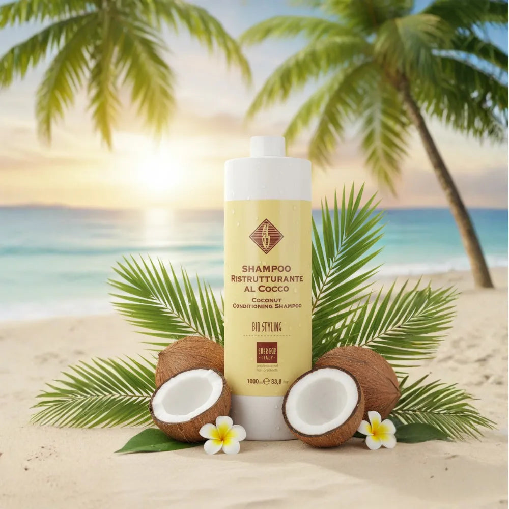Champú Hidratante de Coco – 1000 ml | Repara, Nutre y Fortalece el Cabello Seco o Dañado