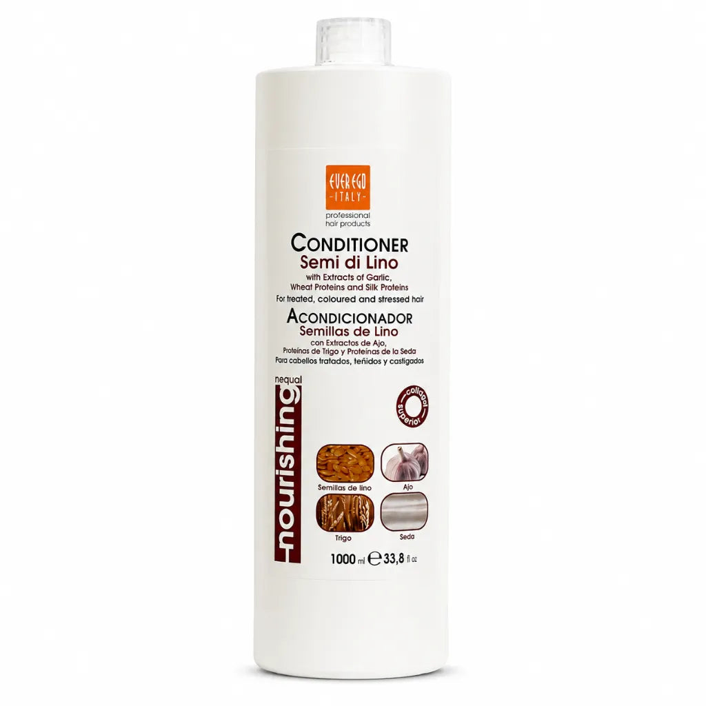 Acondicionador de Semillas de Lino – Suavidad y Brillo Profesional | 1000 ml