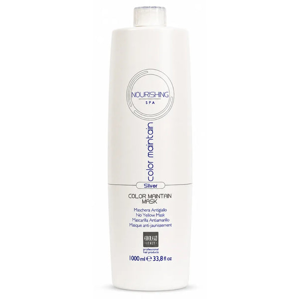 Ever Ego – Champú Silver Protector del Color con Aloe Vera para Cabello Teñido o con Canas 1000ml
