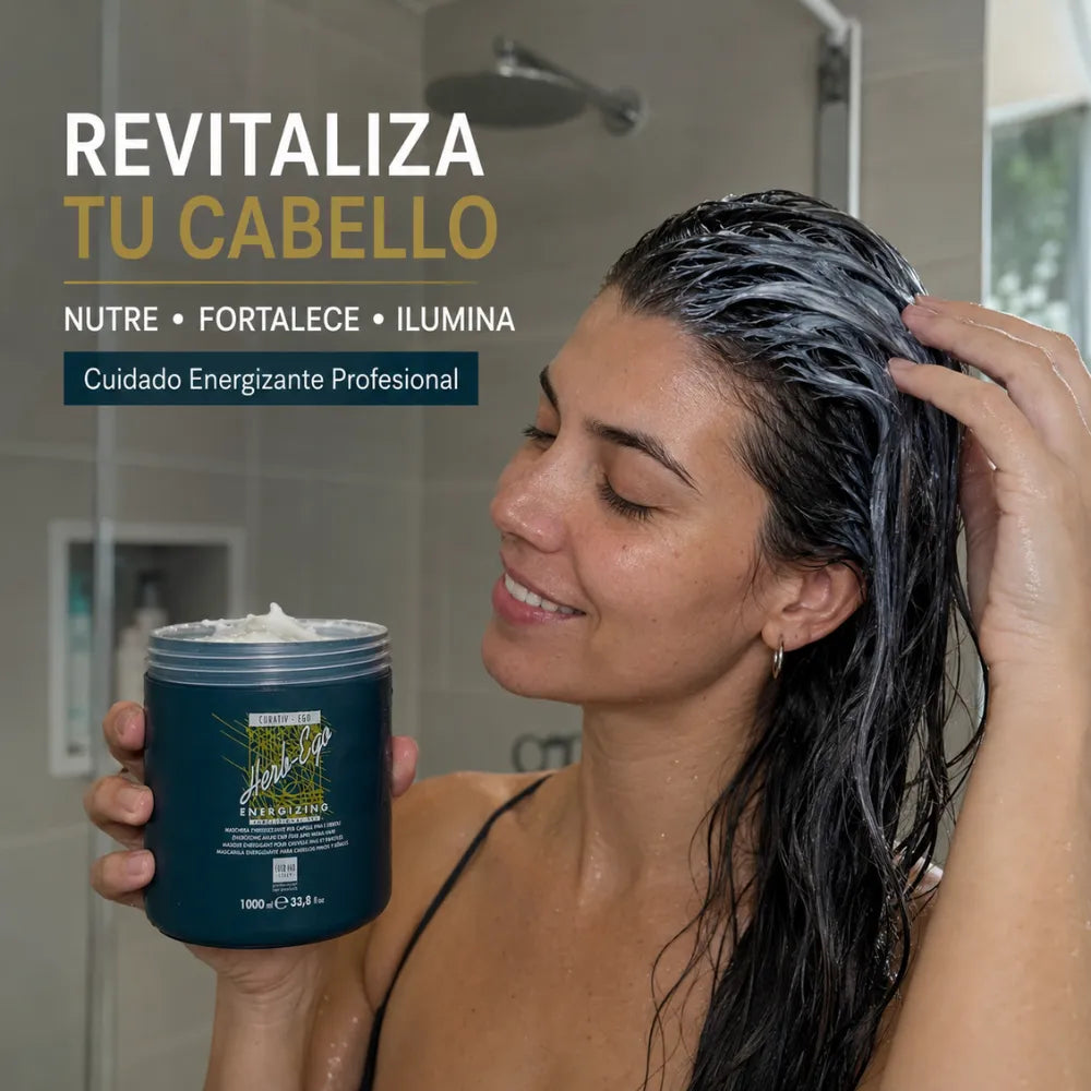 Mascarilla Energizante al Extracto de Pimiento – Fortalecimiento y Vitalidad Capilar | 1000 ml