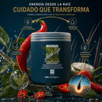 Mascarilla Energizante al Extracto de Pimiento – Fortalecimiento y Vitalidad Capilar | 1000 ml