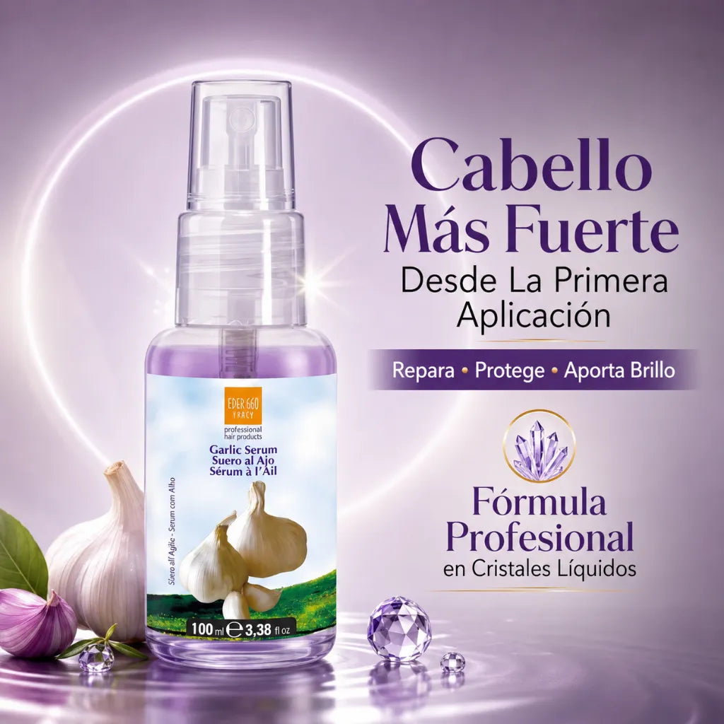 Serum Capilar al Ajo – Cristales Líquidos Regenerantes | 100 ml