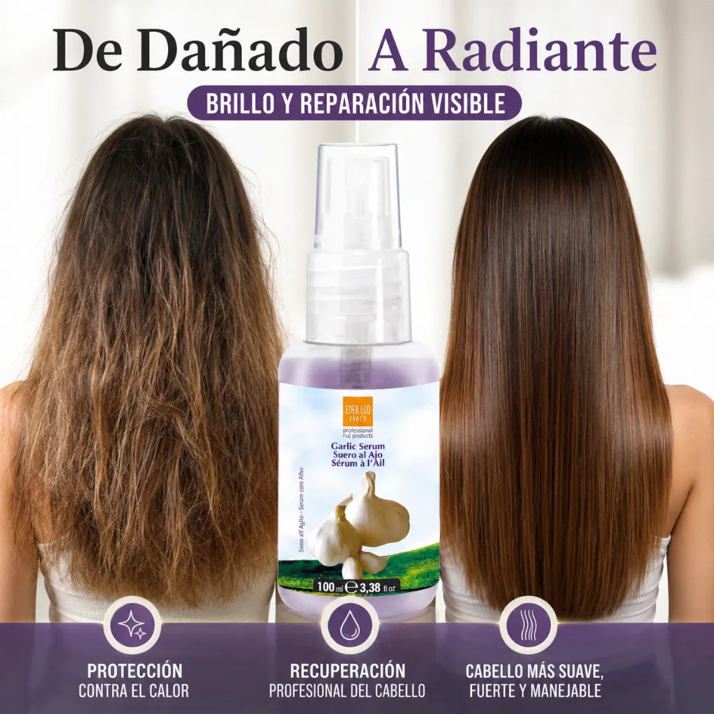 Serum Capilar al Ajo – Cristales Líquidos Regenerantes | 100 ml