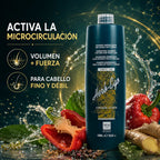 Champú Energizante al Extracto de Pimiento – Fuerza y Vitalidad para Cabellos Finos y Débiles | 1000 ml