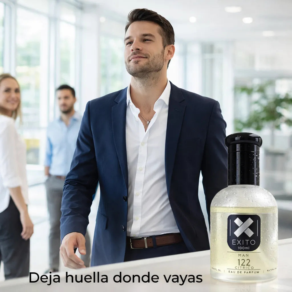 EXITO 122 - Perfume masculino fresco intenso y sofisticado