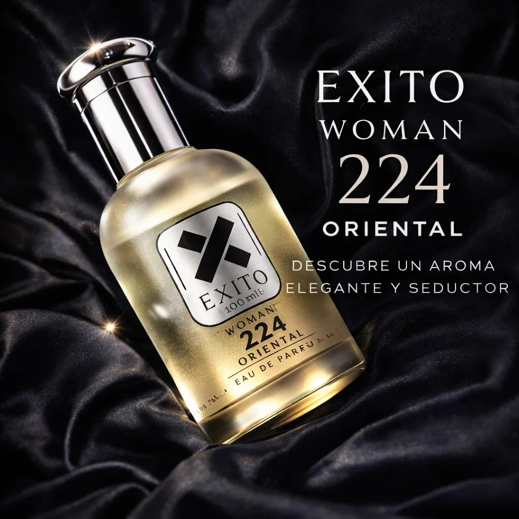 EXITO 224 - Perfume femenino cálido avainillado y sofisticado