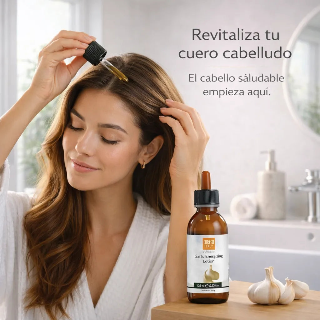 Ever Ego Italy – Loción Capilar Energizante de Ajo Fortalecedora para Cuero Cabelludo 125 ml