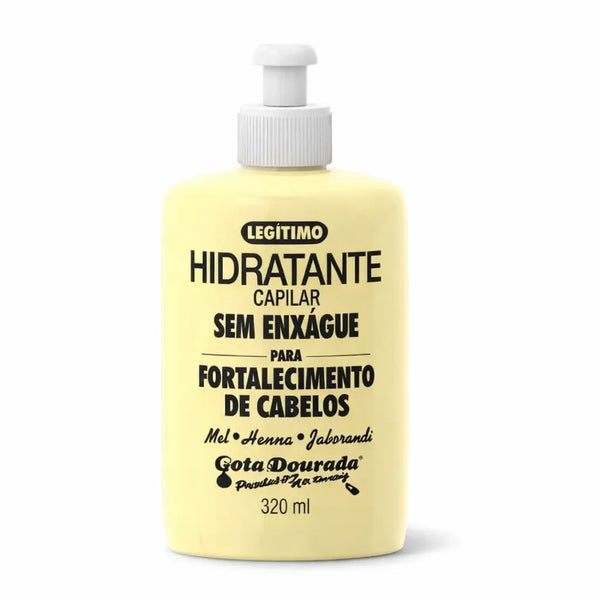 Gota Dourada – Leave-in Hidratante Capilar Fortalecedor con Miel para Cabello Dañado 320ml