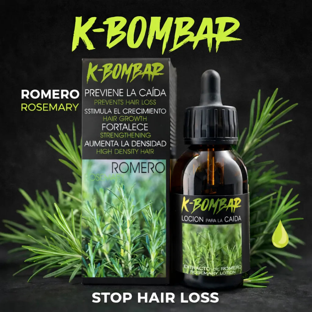 K-Bombar – Loción Capilar con Romero Anticaída y Crecimiento 125 ml