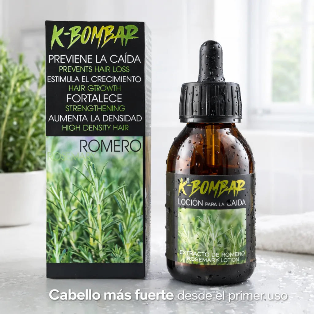 K-Bombar – Loción Capilar con Romero Anticaída y Crecimiento 125 ml
