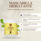 Mascarilla Reestructurante de Coco – Nutrición, Suavidad y Volumen sin Engrasar | 1000/300 ml