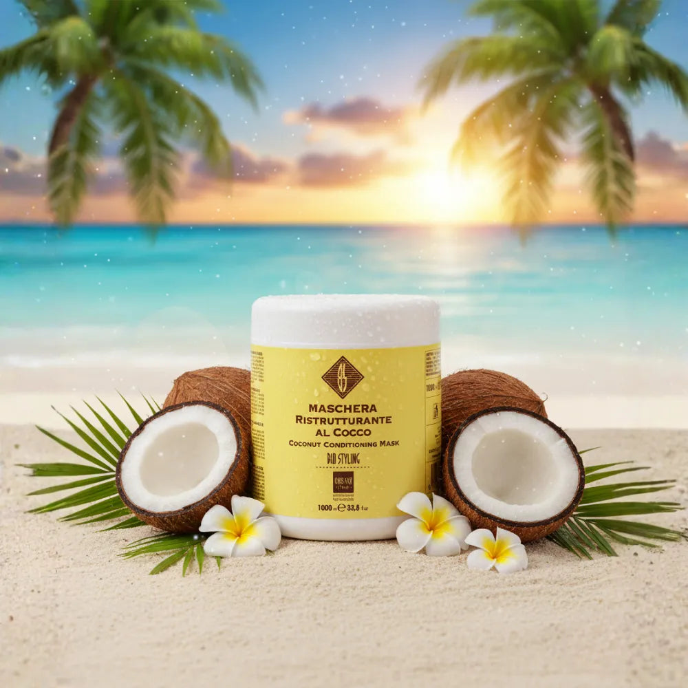 Mascarilla Reestructurante de Coco – Nutrición, Suavidad y Volumen sin Engrasar | 1000/300 ml