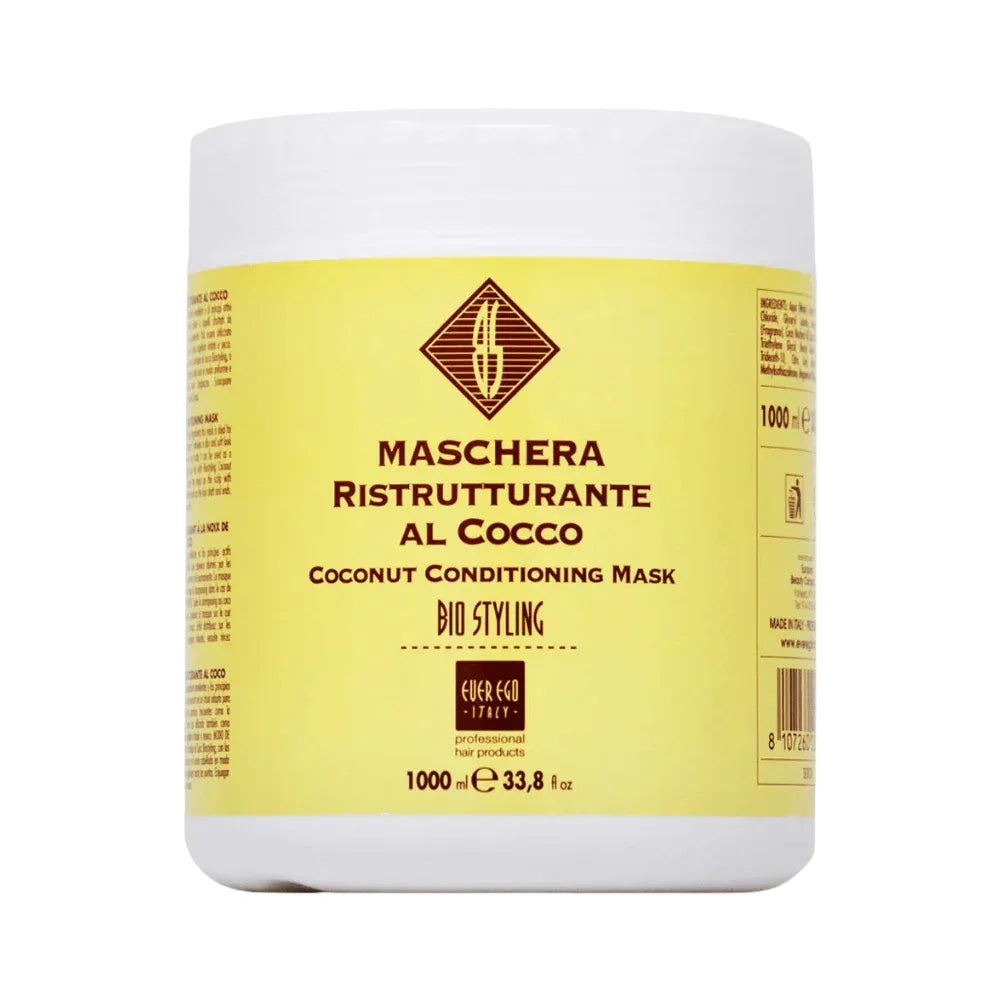 Mascarilla Reestructurante de Coco – Nutrición, Suavidad y Volumen sin Engrasar | 1000/300 ml