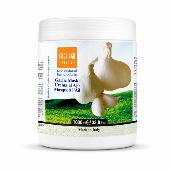 Mascarilla de Ajo Regeneradora para Cabello Dañado y Teñido