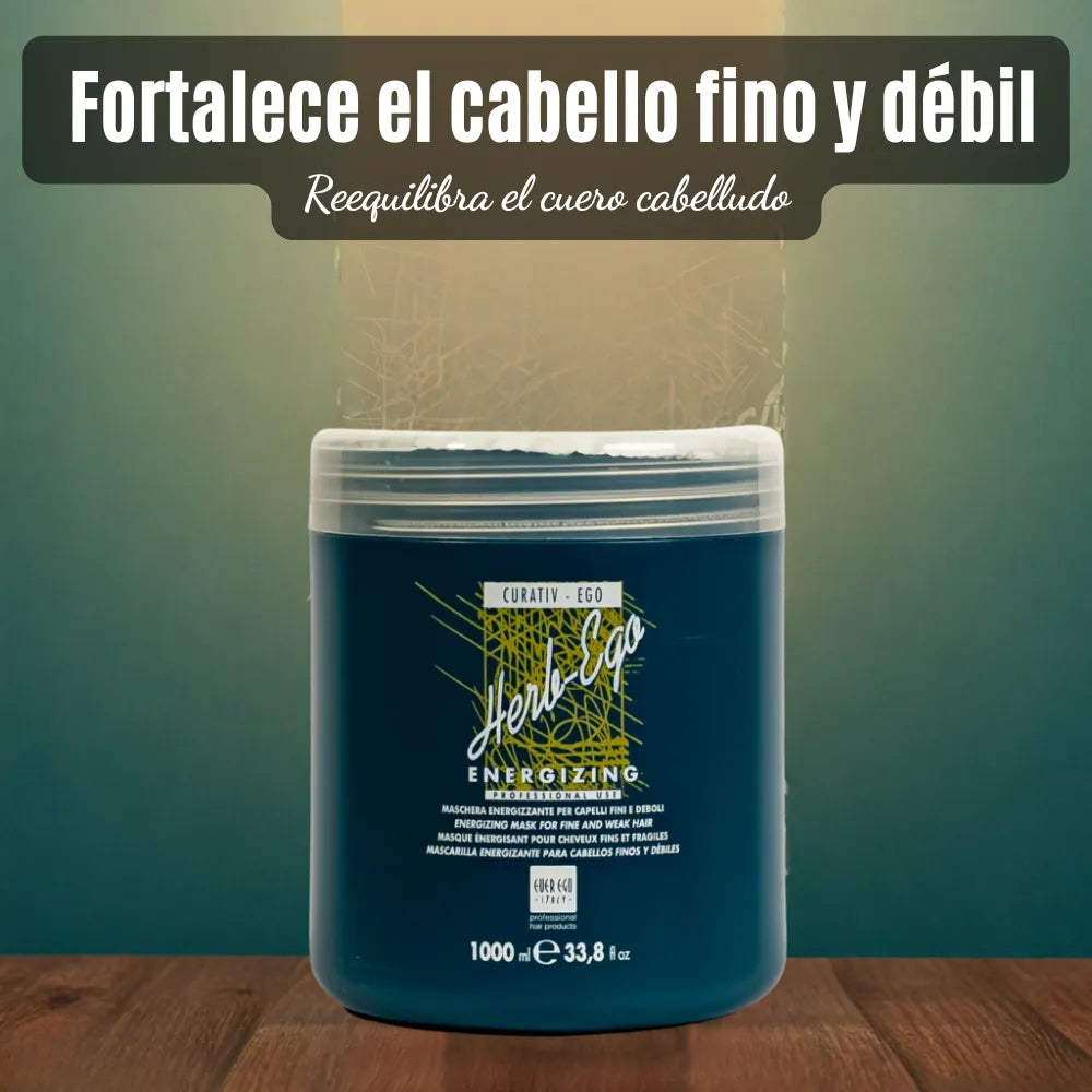 Mascarilla Energizante al Extracto de Pimiento – Fortalecimiento y Vitalidad Capilar | 1000 ml