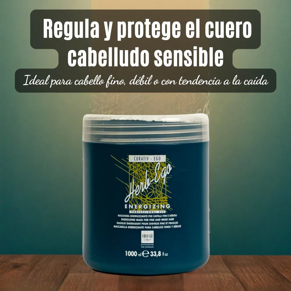 Mascarilla Energizante al Extracto de Pimiento – Fortalecimiento y Vitalidad Capilar | 1000 ml