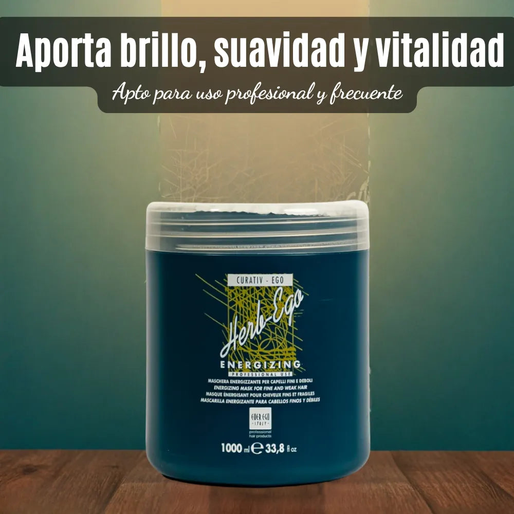 Mascarilla Energizante al Extracto de Pimiento – Fortalecimiento y Vitalidad Capilar | 1000 ml