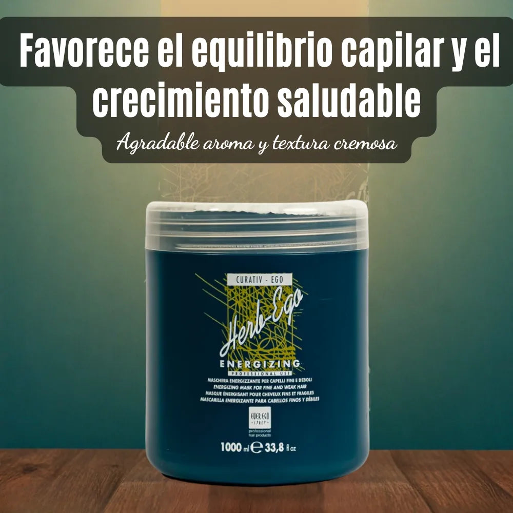 Mascarilla Energizante al Extracto de Pimiento – Fortalecimiento y Vitalidad Capilar | 1000 ml