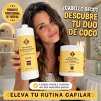 Pack champú y mascarilla de coco para cabello seco Ever Ego Italy 2 x 1000 ml