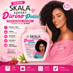 SKALA – Mascarilla Vegana Antifrizz para Cabello Rizado y Afro Divino Potão 1000g