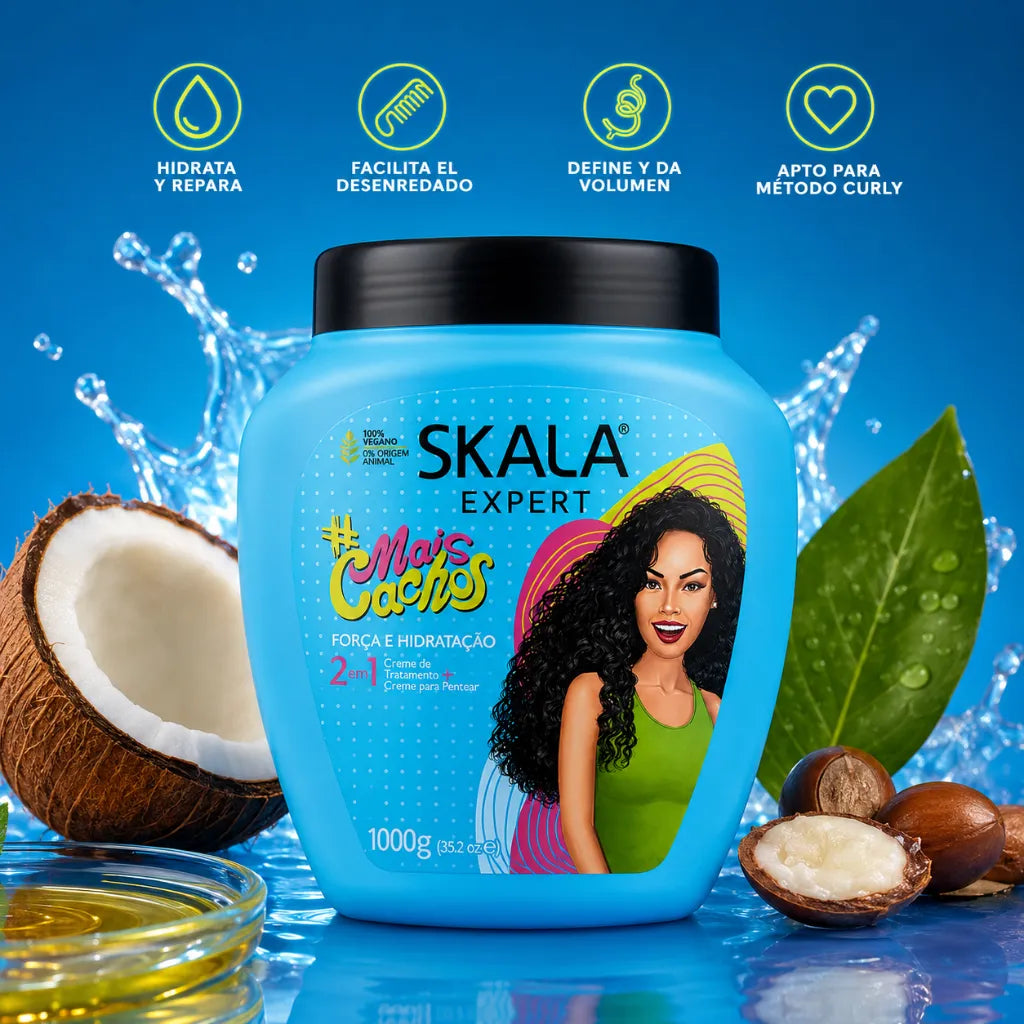 SKALA – Acondicionador Hidratante para Cabello Rizado y Crespo 1000ml