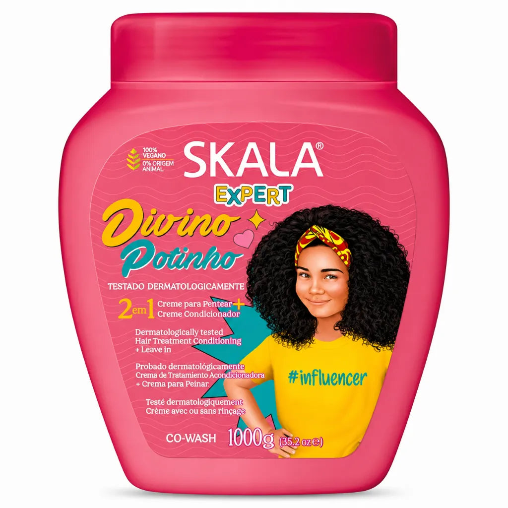 SKALA – Mascarilla Capilar Kids Divino Potinho Hidratante para Peinar 1000ml